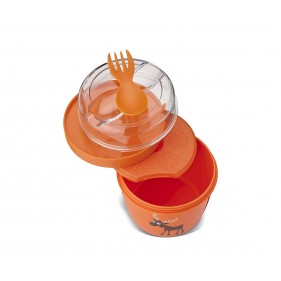 CAJA ALMUERZO CON TAPA REFRIGERANTE N'ICE CUP L NARANJA RENO - CARL OSCAR