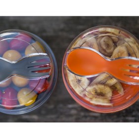 CAJA ALMUERZO CON TAPA REFRIGERANTE N'ICE CUP L GRIS ARAÑA - CARL OSCAR