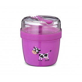 CAJA ALMUERZO CON TAPA REFRIGERANTE N'ICE CUP L PURPLE VACA - CARL OSCAR