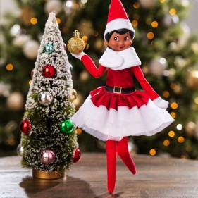 VESTUARIO THE ELF ON THE SHELF "CLAUS COUTURE" VESTIDO SANTA CLAUS