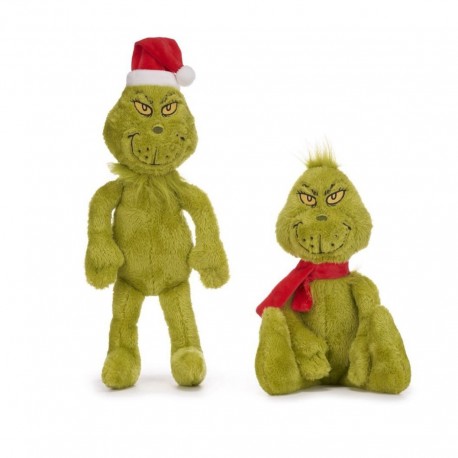 THE GRINCH 40cm 2 MODELOS CON GORRO O BUFANDA