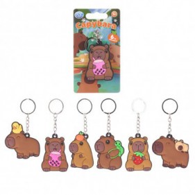 LLAVERO CAPIBARA 2D (6 MODELOS SURTIDOS)