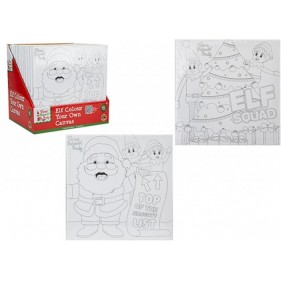 CUADRO LIENZO PARA COLOREAR - ELVES BEHAVIN BADLY (SURTIDO 2 MODELOS)