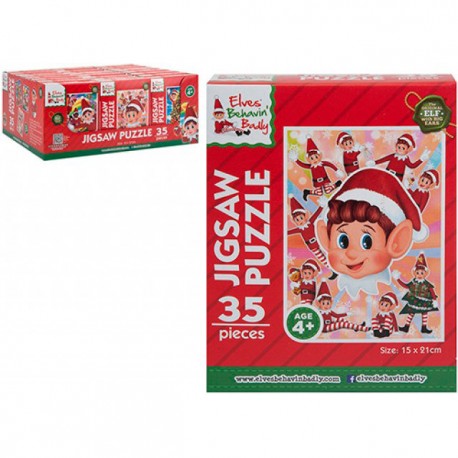 PUZZLE 35 PIEZAS 21 X 15 CMS  - ELVES BEHAVIN BADLY (SURTIDO 3 MODELOS)