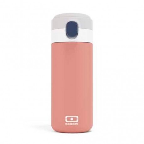 BOTELLA TÉRMICA ACERO INOXIDABLE 360ML MONBENTO POP - PINK MOKA