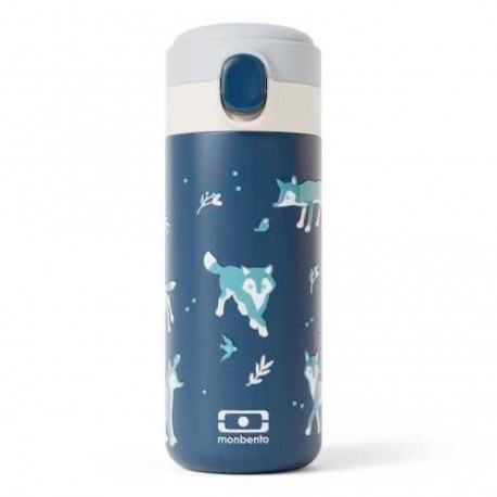BOTELLA TÉRMICA ACERO INOX MB POP WOLF  360ML - MONBENTO