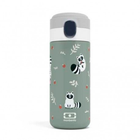 BOTELLA TÉRMICA ACERO INOX MB POP MAPACHE  360ML - MONBENTO