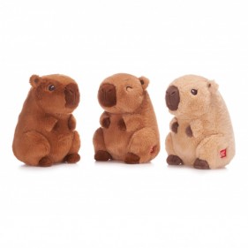 PELUCHE CAPIBARA KAWAII PERSONALIZABLE 22 CM (3 MODELOS SURTIDOS)