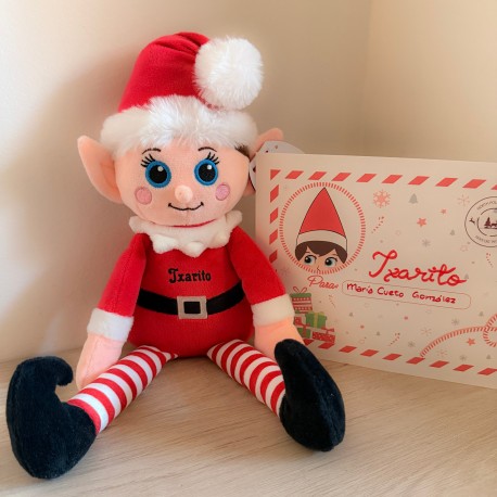 PELUCHE PERSONALIZABLE ELVES BEHAVIN BADLY - ELFIE ELFO CHICO