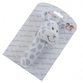 SONAJERO JIRAFA PERSONALIZADO CON NOMBRE - GRIS