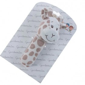 SONAJERO JIRAFA PERSONALIZADO CON NOMBRE - BEIGE