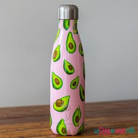 BOTELLA TÉRMICA ACERO INOXIDABLE CHILLY'S 500ML - AGUACATES